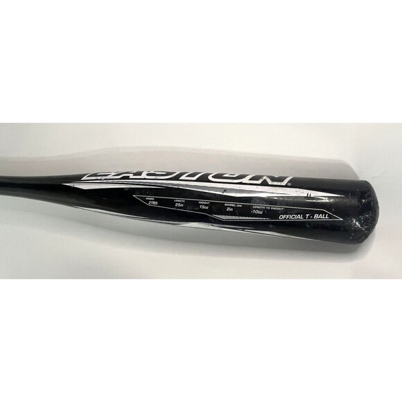 Easton Baseball Bat 15 Oz 25 Inch Model 2TB5 Official Tee-Ball Bat Black/White - Picture 5 of 13